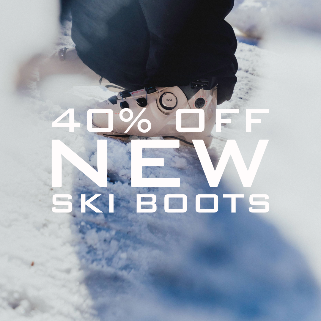 40% off new ski boots sale
